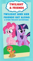 Size: 434x798 | Tagged: artist needed, safe, derpibooru import, edit, babs seed, pinkie pie, twilight sparkle, pony, parody, style emulation, thomas and friends, thomas the tank engine, vhs