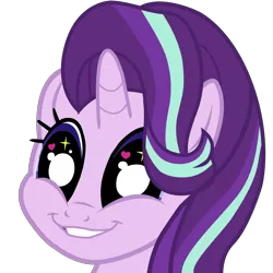 Size: 5023x5023 | Tagged: safe, artist:narmet, derpibooru import, starlight glimmer, equestria girls, mirror magic, spoiler:eqg specials, absurd resolution, big eyes, cute, faic, female, glimmerbetes, glimmie, grin, heart eyes, simple background, smiling, solo, starry eyes, transparent background, vector, wingding eyes
