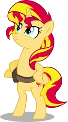 Size: 1008x1800 | Tagged: safe, artist:seahawk270, derpibooru import, sunset shimmer, pony, equestria girls, mirror magic, spoiler:eqg specials, bipedal, cute, female, in the human world for too long, mare, shimmerbetes, simple background, smiling, solo, transparent background, vector