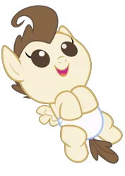 Size: 4636x6538 | Tagged: safe, artist:babyshy, derpibooru import, pound cake, pony, baby cakes, absurd resolution, baby, baby pony, colt, cute, diaper, diapered, diapered colt, inkscape, lying down, male, on back, one month old colt, simple background, solo, transparent background, vector, white diaper