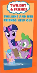 Size: 731x1412 | Tagged: artist:axemgr, artist:flutterbloom, artist needed, derpibooru import, dragon, edit, parody, pinkie pie, safe, spike, thomas and friends, thomas the tank engine, twilight sparkle, vhs