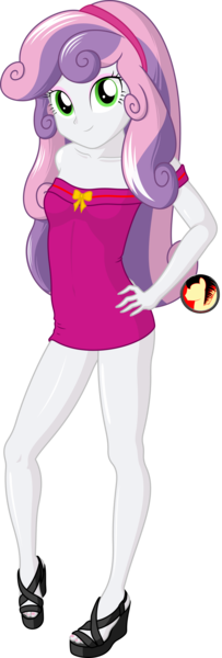 Size: 915x2700 | Tagged: safe, artist:rexpony, derpibooru import, sweetie belle, equestria girls, clothes, female, high heels, older, older sweetie belle, sandals, shoes, simple background, smiling, solo, transparent background, vector