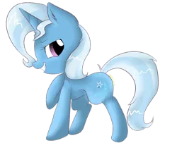 Size: 1024x830 | Tagged: safe, artist:melchiorflyer, derpibooru import, trixie, pony, unicorn, female, grin, mare, simple background, smiling, solo, transparent background