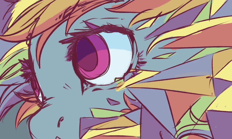 Size: 5000x3000 | Tagged: safe, artist:ruef, derpibooru import, rainbow dash, pony, absurd resolution, colored eyelashes, eyestrain warning, saturated, solo