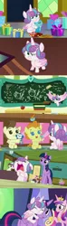 Size: 1280x4320 | Tagged: safe, derpibooru import, edit, edited screencap, screencap, pound cake, princess cadance, princess flurry heart, pumpkin cake, twilight sparkle, twilight sparkle (alicorn), alicorn, bear, pony, a flurry of emotions, absurd resolution, crying, crying baby, diaperless edit, nude edit, nudity, teddy bear