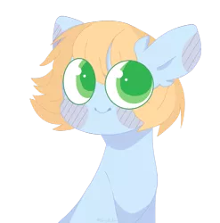 Size: 1024x1035 | Tagged: safe, artist:shiromidorii, derpibooru import, oc, oc:shiro, unofficial characters only, pony, blushing, bust, chibi, male, portrait, simple background, solo, stallion, transparent background