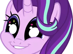 Size: 7000x5203 | Tagged: safe, artist:luckreza8, derpibooru import, starlight glimmer, pony, unicorn, equestria girls, mirror magic, spoiler:eqg specials, absurd resolution, cute, faic, female, glimmerbetes, glimmie, heart eyes, mare, simple background, smiling, solo, starry eyes, transparent background, vector, wingding eyes