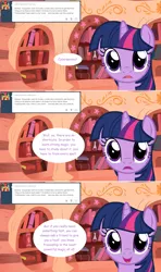 Size: 1280x2168 | Tagged: safe, artist:hakunohamikage, derpibooru import, twilight sparkle, twilight sparkle (alicorn), alicorn, pony, ask-princesssparkle, ask, golden oaks library, solo, tumblr