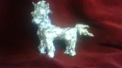 Size: 2560x1440 | Tagged: safe, artist:thefoilguy, derpibooru import, oc, oc:brawny buck, unofficial characters only, pony, aluminum, foil, irl, photo, sculpture, traditional art