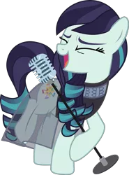 Size: 3648x4918 | Tagged: safe, artist:jhayarr23, derpibooru import, coloratura, earth pony, pony, absurd resolution, base used, clothes, dress, female, mare, microphone, open mouth, rara, simple background, singing, smiling, solo, transparent background, vector