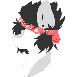 Size: 2048x2048 | Tagged: safe, artist:cinnamontee, derpibooru import, oc, oc:brody, unofficial characters only, earth pony, pony, bandana, bust, high res, lineless, male, minimalist, modern art, portrait, simple background, solo, stallion, transparent background