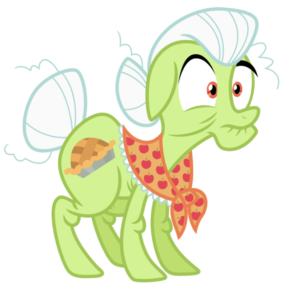 Size: 5362x5584 | Tagged: safe, artist:estories, derpibooru import, granny smith, earth pony, pony, absurd resolution, female, hair bun, mare, simple background, solo, transparent background, vector