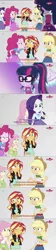 Size: 1280x5760 | Tagged: safe, derpibooru import, screencap, applejack, fluttershy, pinkie pie, rarity, sci-twi, sunset shimmer, twilight sparkle, equestria girls, mirror magic, spoiler:eqg specials, absurd resolution, comic, geode of empathy, geode of shielding, geode of super strength, magical geodes, out of context, screencap comic, subtitles, teletoon