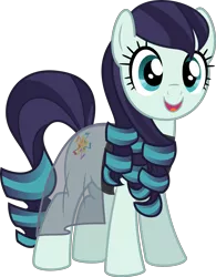 Size: 3717x4759 | Tagged: safe, artist:jhayarr23, derpibooru import, coloratura, earth pony, pony, the mane attraction, absurd resolution, clothes, dress, female, high res, mare, rara, simple background, smiling, solo, transparent background, vector