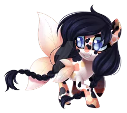 Size: 1024x917 | Tagged: safe, artist:centchi, derpibooru import, oc, oc:ikura, unofficial characters only, koi, original species, pony, female, koi pony, simple background, solo, transparent background, watermark