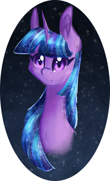 Size: 971x1600 | Tagged: safe, artist:australian-senior, derpibooru import, twilight sparkle, oc, oc:twilight invictus, alicorn, pony, kirindos, alternate universe, bust, digital art, solo, watercolor painting