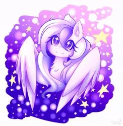 Size: 884x904 | Tagged: safe, artist:kousagi-hime, derpibooru import, oc, oc:starstorm slumber, unofficial characters only, pegasus, pony, adorable face, commission, cute, solo, sparkles, starry eyes, stars, wingding eyes