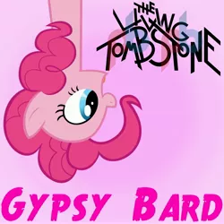 Size: 4096x4096 | Tagged: safe, artist:flutterspon, derpibooru import, pinkie pie, pony, absurd resolution, cover, gypsy bard, solo, thelivingtombstone