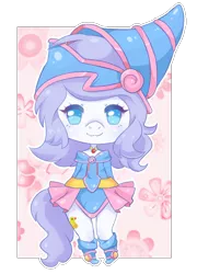 Size: 516x715 | Tagged: artist needed, safe, derpibooru import, oc, oc:lucky duck, unofficial characters only, duck pony, pony, adorable face, adorasexy, cute, dark magician girl, female, sexy, solo, yu-gi-oh!