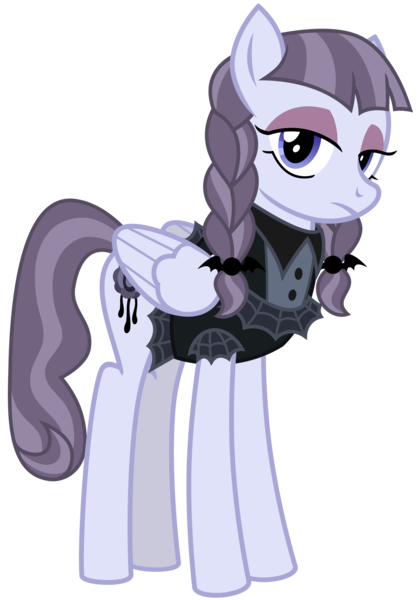 Size: 2100x3000 | Tagged: safe, artist:cheezedoodle96, derpibooru import, inky rose, pegasus, pony, honest apple, .svg available, clothes, female, goth, gothic lolita, mare, simple background, solo, svg, tall, transparent background, vector