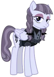 Size: 2100x3000 | Tagged: safe, artist:cheezedoodle96, derpibooru import, inky rose, pegasus, pony, honest apple, .svg available, clothes, female, goth, gothic lolita, mare, simple background, solo, svg, tall, transparent background, vector