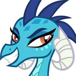 Size: 512x512 | Tagged: artist:the smiling pony, bust, derpibooru badge, derpibooru import, dragon, evil grin, grin, happy, portrait, princess ember, safe, simple background, smiling, smirk, solo, svg, .svg available, transparent background, vector