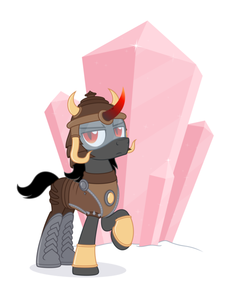 Size: 4010x5030 | Tagged: safe, artist:zutheskunk, derpibooru import, king sombra, pony, robot, robot pony, absurd resolution, armor, crossover, crystal, escaton, male, might and magic, simple background, solo, stallion, vector, white background