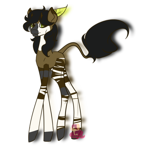 Size: 6000x6000 | Tagged: safe, artist:cybiline, derpibooru import, oc, unofficial characters only, okapi, pony, absurd resolution, simple background, transparent background