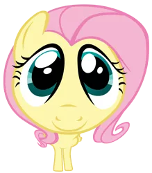 Size: 7000x8000 | Tagged: safe, artist:tardifice, derpibooru import, fluttershy, pony, fluttershy leans in, absurd resolution, fisheye lens, offscreen character, pov, simple background, smiling, solo, transparent background, vector
