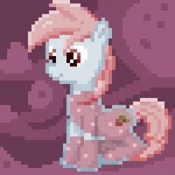 Size: 500x500 | Tagged: abstract background, artist:lightspeeed, derpibooru import, food pony, oc, original species, pixel art, safe, soda pony, solo, unofficial characters only