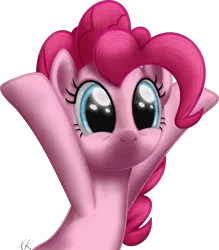 Size: 4020x4590 | Tagged: safe, artist:facelesssoles, derpibooru import, pinkie pie, earth pony, pony, absurd resolution, cute, diapinkes, female, happy, mare, simple background, smiling, solo, transparent background, vector