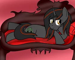 Size: 1280x1024 | Tagged: safe, artist:cybermagus, derpibooru import, oc, oc:luminous siren, unofficial characters only, pony, draw me like one of your french girls, fainting couch, solo