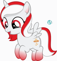Size: 752x800 | Tagged: safe, artist:arifproject, derpibooru import, oc, oc:indonisty, ponified, unofficial characters only, alicorn, pony, alicorn oc, animated, blinking, female, filly, flying, gif, nation ponies, simple background, vector, white background