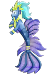 Size: 1600x2263 | Tagged: safe, artist:jucamovi1992, derpibooru import, oc, oc:poseidon, unofficial characters only, merpony, pony, simple background, solo, transparent background