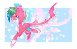 Size: 1024x656 | Tagged: safe, artist:twily-star, derpibooru import, oc, oc:namii, unofficial characters only, original species, pony, shark, shark pony, male, solo