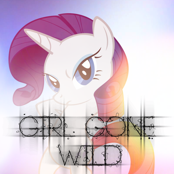 Size: 800x800 | Tagged: safe, artist:penguinsn1fan, artist:sirleandrea, derpibooru import, rarity, pony, cover, girls gone wild, madonna, parody