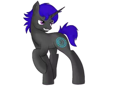 Size: 960x720 | Tagged: safe, derpibooru import, oc, oc:moon magic, unofficial characters only, pony, unicorn, cutie mark, male, simple background, solo, transparent background