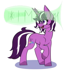 Size: 1668x1799 | Tagged: safe, artist:raeligath, derpibooru import, oc, oc:rune stroke, unofficial characters only, pony, unicorn, art trade, female, mare, raised hoof, simple background, smiling, solo, transparent background