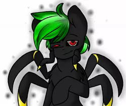 Size: 1278x1080 | Tagged: artist needed, derpibooru import, monster pony, oc, oc:raphi, original species, safe, solo, source needed, spiderpony, unofficial characters only