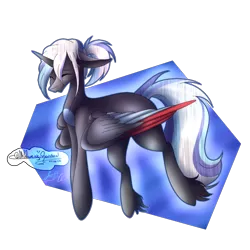 Size: 1000x1000 | Tagged: safe, artist:wasatgemini, derpibooru import, oc, oc:engel, oc:flaming rainbow, unofficial characters only, alicorn, pony, female, fusion, mare, simple background, solo, transparent background