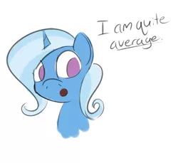 Size: 1320x1207 | Tagged: safe, artist:nevaylin, derpibooru import, trixie, pony, unicorn, :o, bust, dialogue, open mouth, out of character, portrait, simple background, solo, unconfident, white background