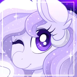 Size: 500x500 | Tagged: source needed, safe, artist:thenormonthego, derpibooru import, oc, oc:starstorm slumber, unofficial characters only, pegasus, pony, cute, icon, solo