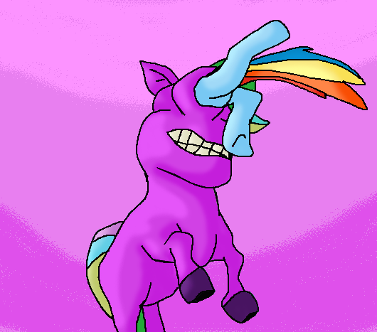 Size: 530x467 | Tagged: questionable, artist:mojo1985, derpibooru import, rainbow dash, pony, fetish, nasal vore, not salmon, vore, wat, what has magic done, what has science done