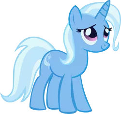 Size: 1407x1329 | Tagged: safe, artist:recu153, derpibooru import, trixie, pony, unicorn, cute, diatrixes, female, looking up, mare, simple background, smiling, solo, transparent background, vector