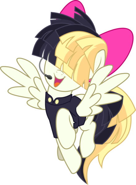 Size: 3850x5248 | Tagged: safe, artist:jhayarr23, derpibooru import, songbird serenade, pegasus, pony, my little pony: the movie, absurd resolution, cute, female, headset, headworn microphone, mare, show accurate, sia (singer), simple background, singing, solo, songbetes, spread wings, transparent background, vector, wings