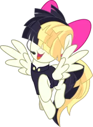 Size: 3850x5248 | Tagged: safe, artist:jhayarr23, derpibooru import, songbird serenade, pegasus, pony, my little pony: the movie, absurd resolution, cute, female, headset, headworn microphone, mare, show accurate, sia (singer), simple background, singing, solo, songbetes, spread wings, transparent background, vector, wings