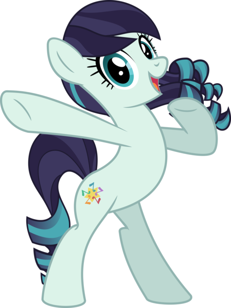 Size: 4199x5605 | Tagged: safe, artist:jhayarr23, artist:luckreza8, derpibooru import, coloratura, earth pony, pony, absurd resolution, bipedal, female, looking at you, mare, open mouth, simple background, smiling, solo, transparent background, vector