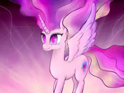 Size: 4000x3000 | Tagged: safe, artist:plotcore, derpibooru import, princess cadance, alicorn, pony, female, heart eyes, mare, nightmare cadance, nightmarified, solo, spread wings, wingding eyes, wings