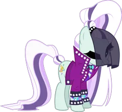 Size: 5860x5397 | Tagged: safe, artist:jhayarr23, derpibooru import, coloratura, earth pony, pony, absurd resolution, clothes, countess coloratura, female, mare, one eye closed, simple background, solo, transparent background, vector, veil, wink