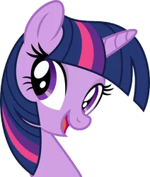 Size: 7000x8238 | Tagged: safe, artist:luckreza8, derpibooru import, twilight sparkle, pony, unicorn, absurd resolution, bust, cute, female, mare, open mouth, portrait, simple background, smiling, solo, transparent background, twiabetes, vector